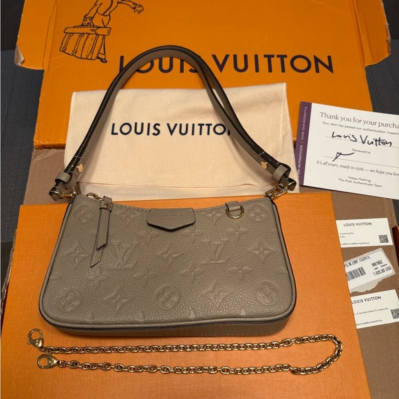 Louis Vuitton Handbags - Louis Vuitton Easy Pouch on Strap Turtledove (greige)